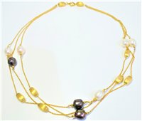 Collana Stocco Gioielli Donna in Oro giallo Perla MFP - MFP